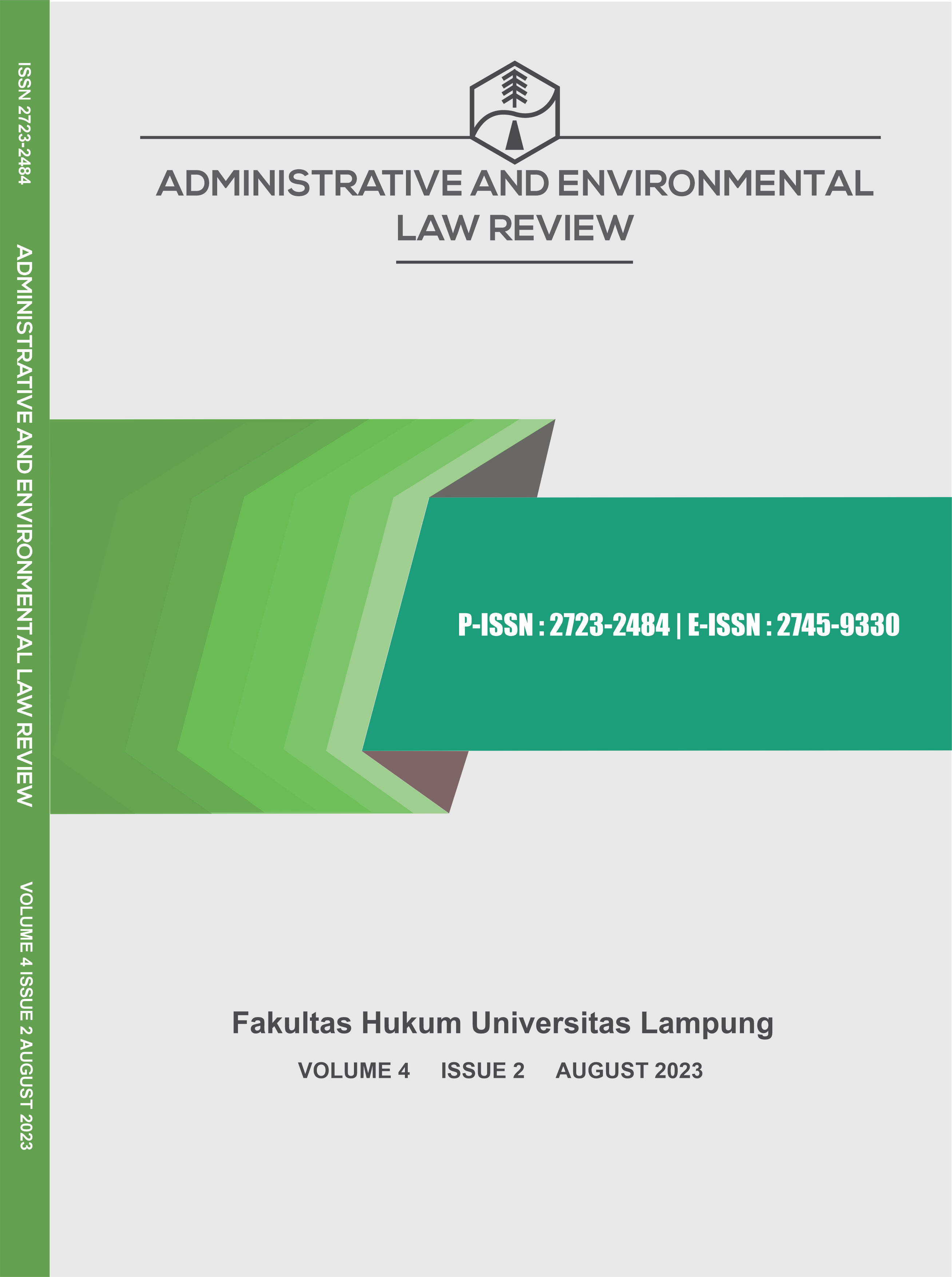 issue-cover-administrative-and-environmental-law-review-volume-4-issue-2-2023